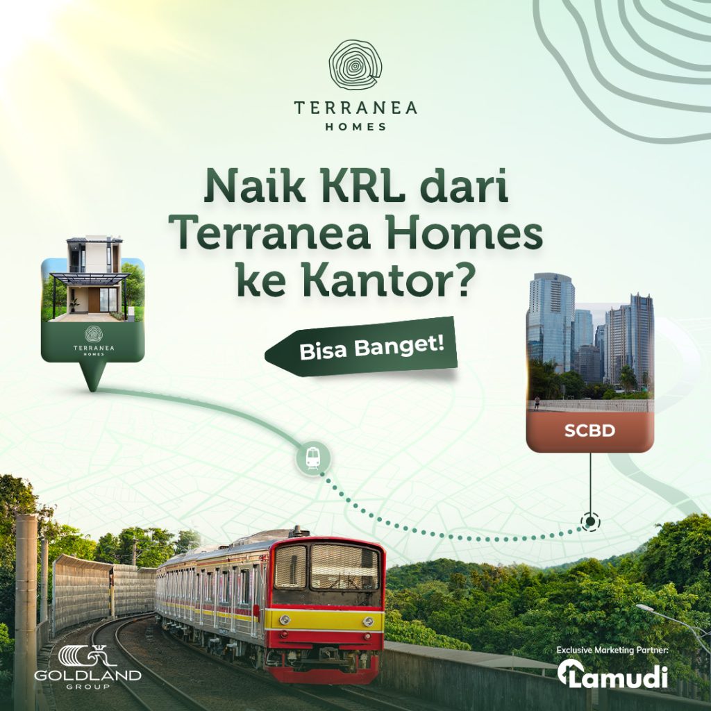 Gambar sosial media branding Terranea Homes, contoh desain visual untuk proyek perumahan di dekat BSD.